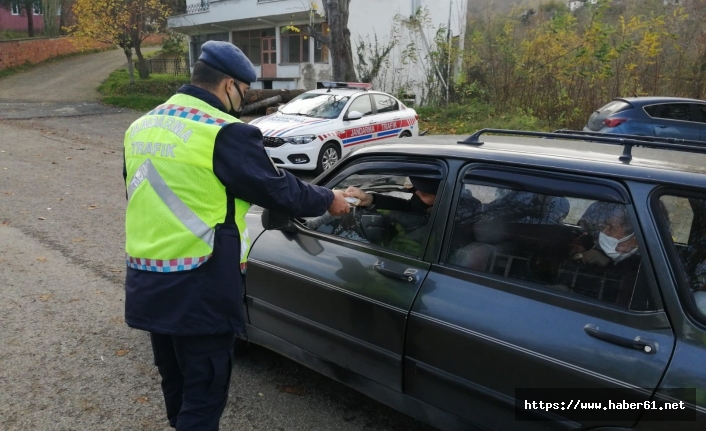 Jandarma ekipleri bir haftada 46 bin araç denetledi