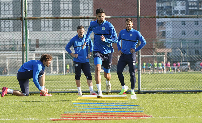 Rizespor'da Göztepe maçı hazırlıkları sürüyor