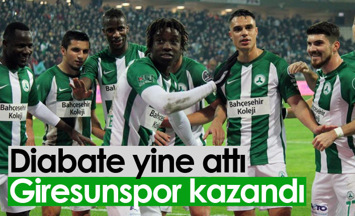 Diabate yine attı Giresunspor kazandı