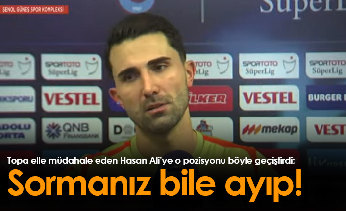 Hasan Ali'den penaltı pozisyonu yorumu