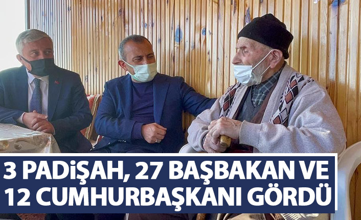 112 yaşındaki dede: “Ben Osmanlı'dan kalmayım”