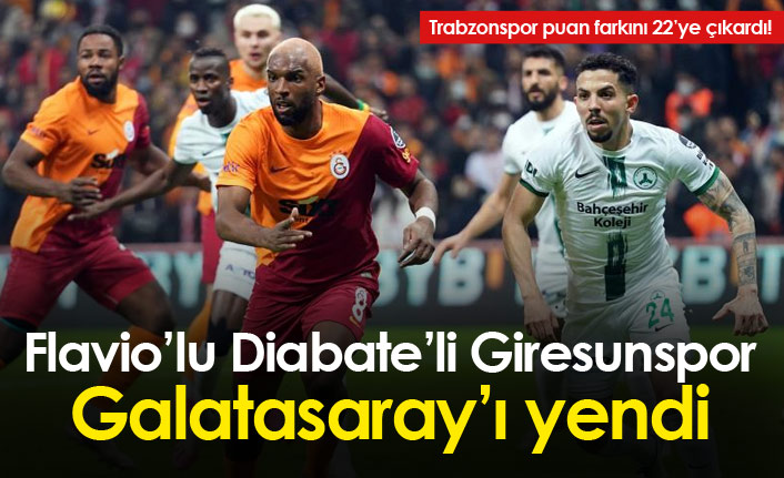 Giresunspor Galatasaray'ı yendi