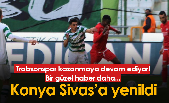 Trabzonspor kazanmaya devam ediyor! Konyaspor yenildi...