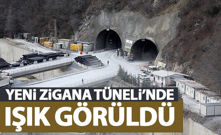 Yeni Zigana Tünelinde ışık göründü