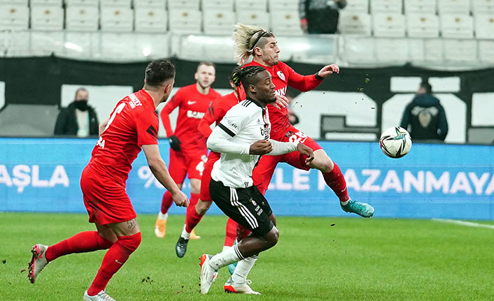 Beşiktaş Gaziantep FK'yı mağlup etti