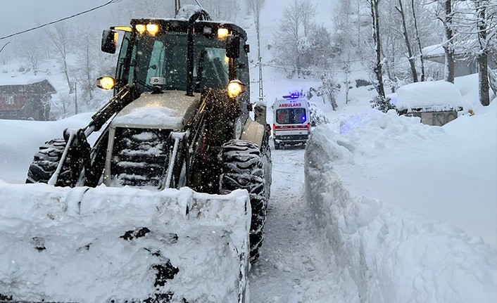 Rize'de hastalar için seferber oldular