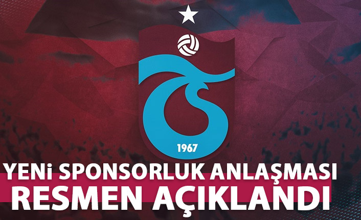 Trabzonspor'dan yeni sponsorluk anlaşması! Resmen açıklandı