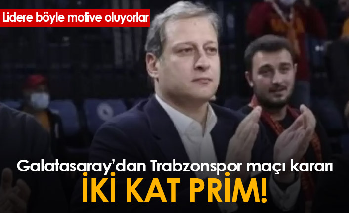 Galatasaray'da flaş Trabzonspor maçı kararı