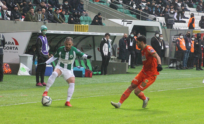 Giresunspor Alanyaspor'a mağlup oldu