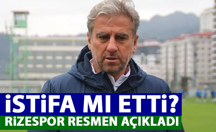 Hamza Hamzaoğlu istifa mı etti? Rizespor resmen açıkladı