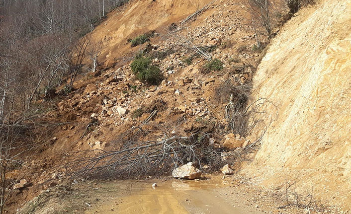 Giresun'da heyelan!