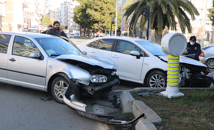 Samsun'da trafik kazası!