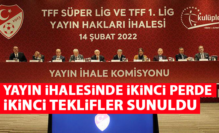 Süper Lig yayın ihalesinde ikinci perde! Yeni teklifler sunuldu