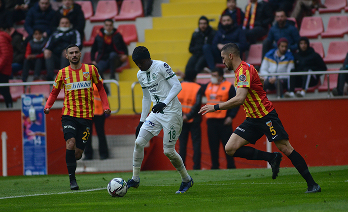 Kayserispor Giresunspor'u mağlup etti