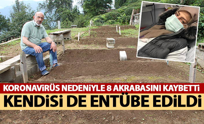 Koronavirüsten 8 akrabasını kaybeden Şenay da entübe edildi