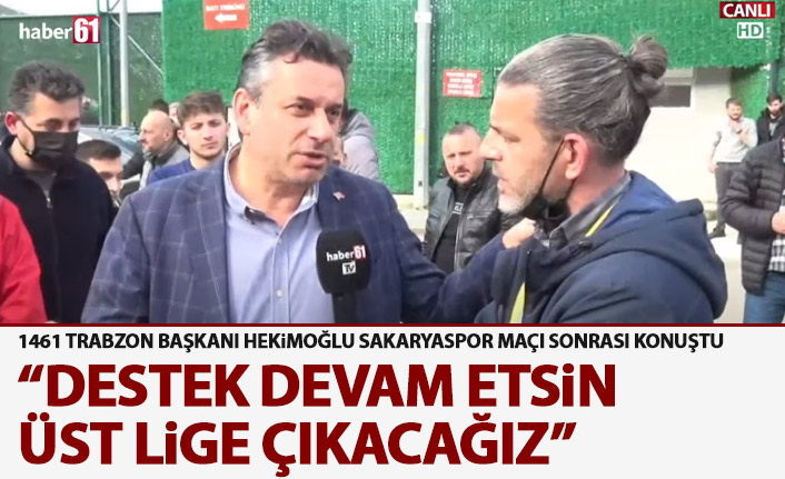 Celil Hekimoğlu: Bu destek oldukça bu sene üst lige çıkacağız