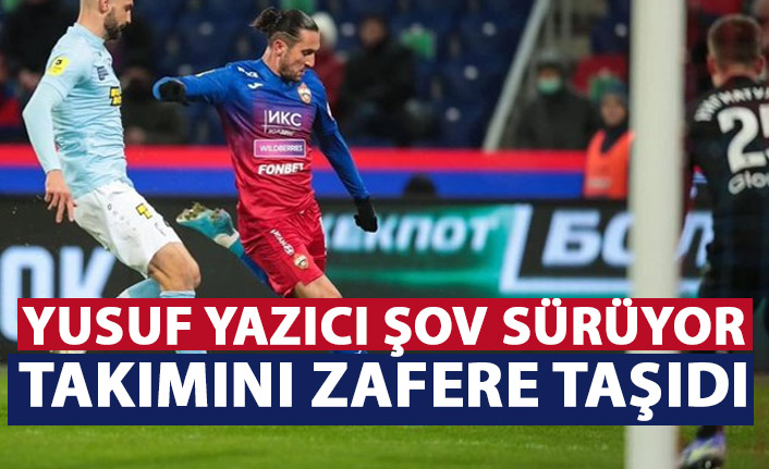 Yusuf Yazıcı şov sürüyor! Takımını zafere taşıdı