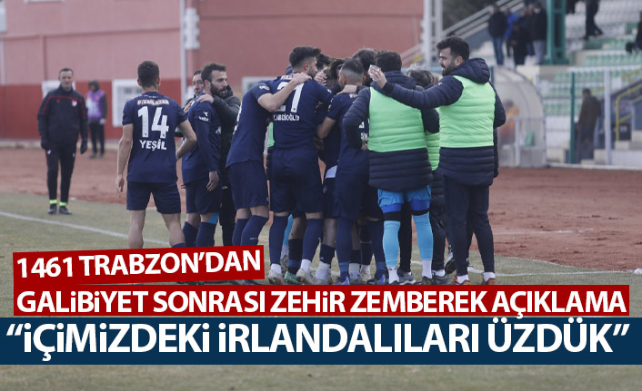 1461 Trabzon'un rakibine başarı dileyen Trabzon ekibinin başkanına tepki: içimizdeki İrlandalıları...