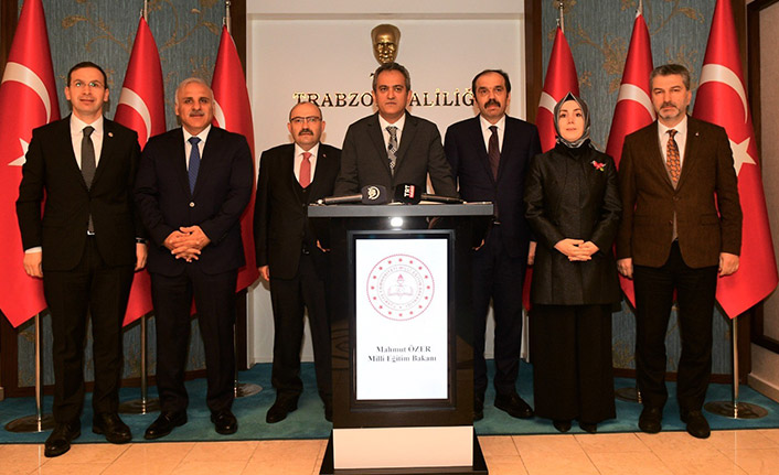 Bakan Özer: "Trabzon’da eğitimde her zaman güzel haberler alıyoruz"