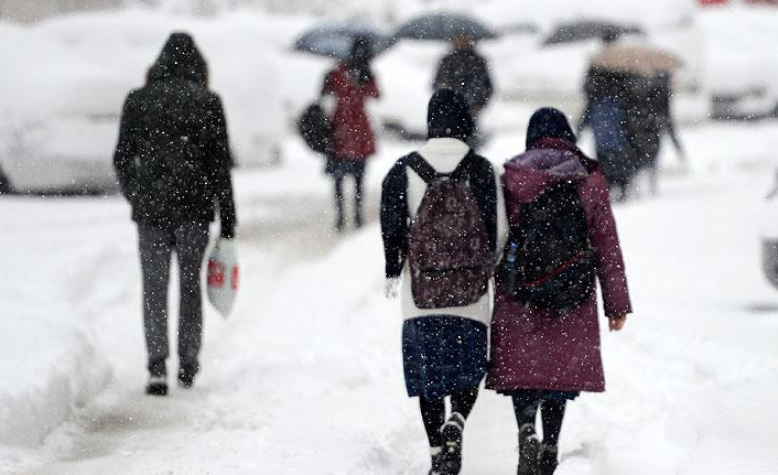 Ordu'da eğitime kar engeli