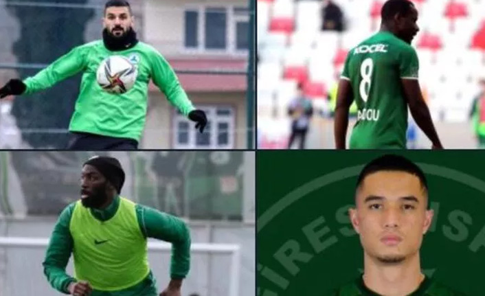 Giresunspor’da 4 oyuncuya milli davet geldi