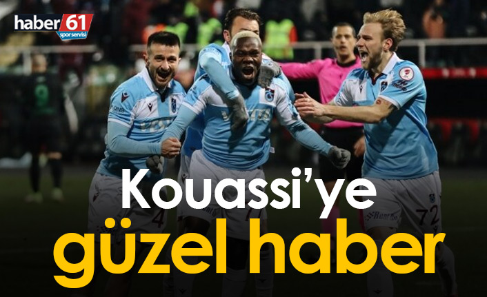 Trabzonsporlu Kouassi'ye güzel haber