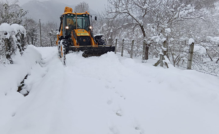 Ordu’da kar kalınlığı 2,5 metreyi geçti