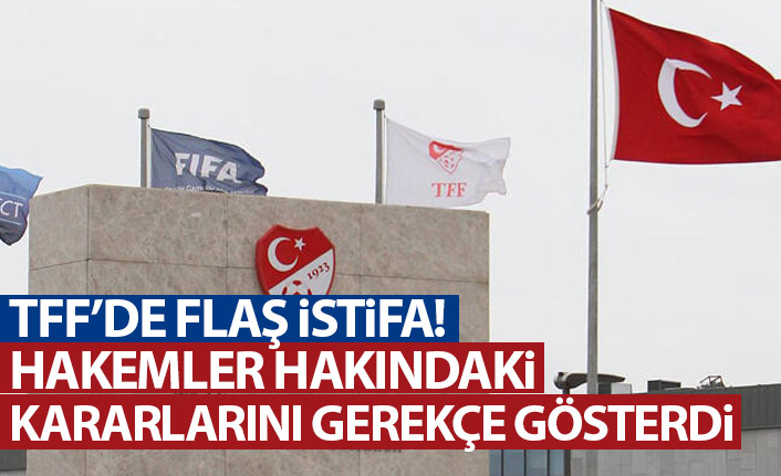 TFF'de deprem! Başkanvekili istifa etti