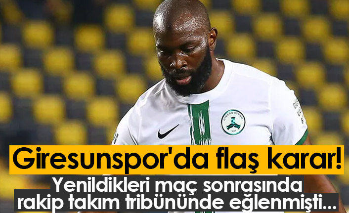 Giresunspor'da flaş gelişme! Yollar ayrıldı - 31 Mart 2022