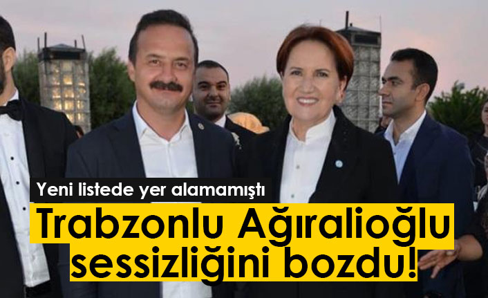 Ağıralioğlu sessizliğini bozdu!