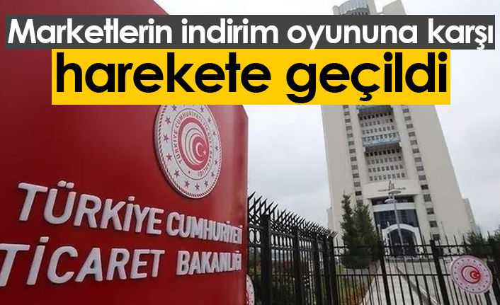 Marketlerin indirim oyununa karşı harekete geçildi