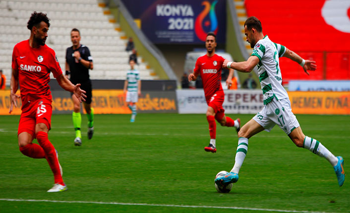 Konyaspor Gaziantep FK'yı rahat geçti