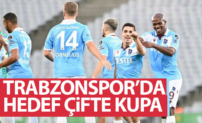 Trabzonspor'da hedef çifte kupa