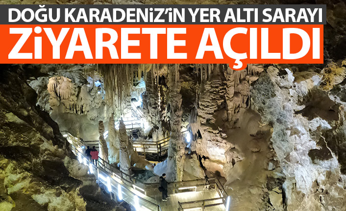 Gümüşhane'de yer altı sarayı ziyarete açıldı