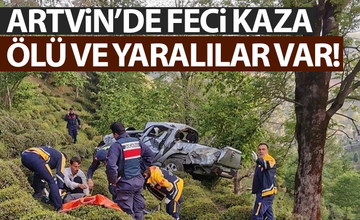 Artvin'de feci kaza! Ölü ve yaralılar var