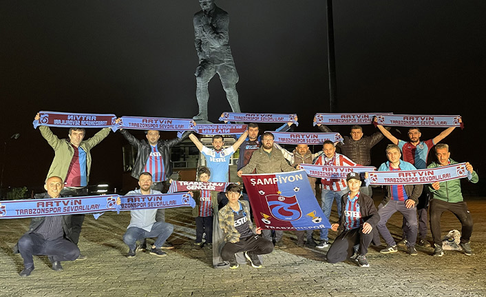 Artvin’de Trabzonspor sevgisi bir başkadır