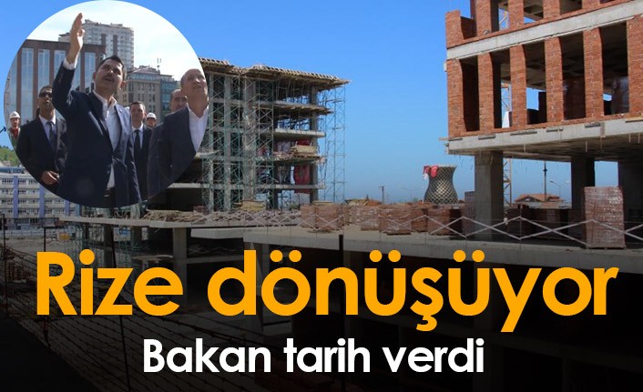 "Rize'de örnek olacak bir kentsel dönüşüm süreci başlattık"