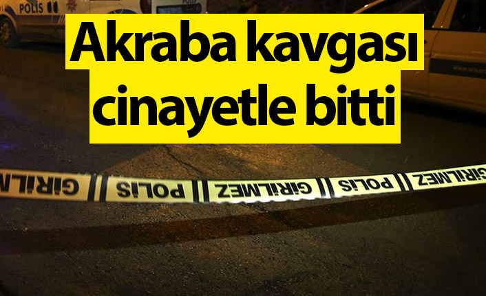 Ordu'da Akraba kavgası cinayetle bitti