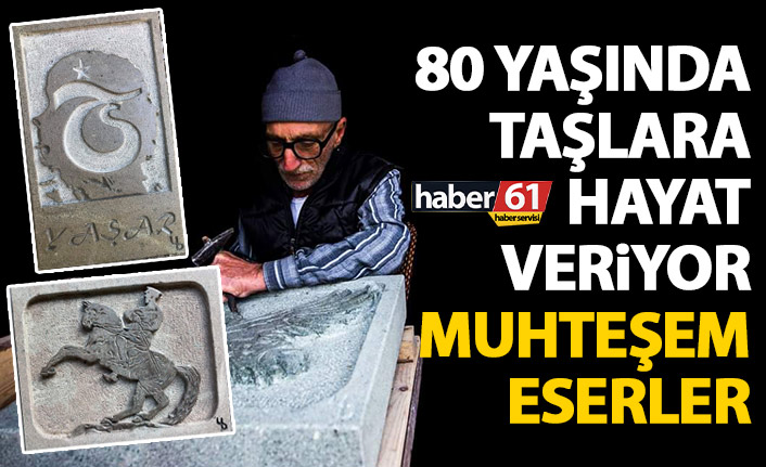 Taşlara hayat veriyor