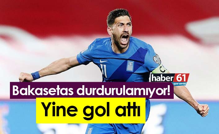 Bakasetas durdurulamıyor! Yine gol attı