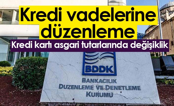 Tüketici kredilerine vade sınırı! Kredi kartı asgari tutarlarında değişiklik