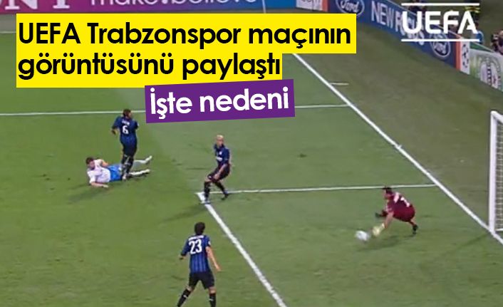 UEFA'dan Celustka'ya kutlama! Trabzonspor'da İnter'e attığı golü paylaştılar