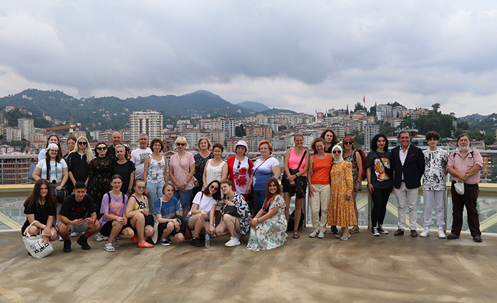 ERASMUS projesiyle Rize'ye gelen öğrenciler Karadeniz'i keşfediyor