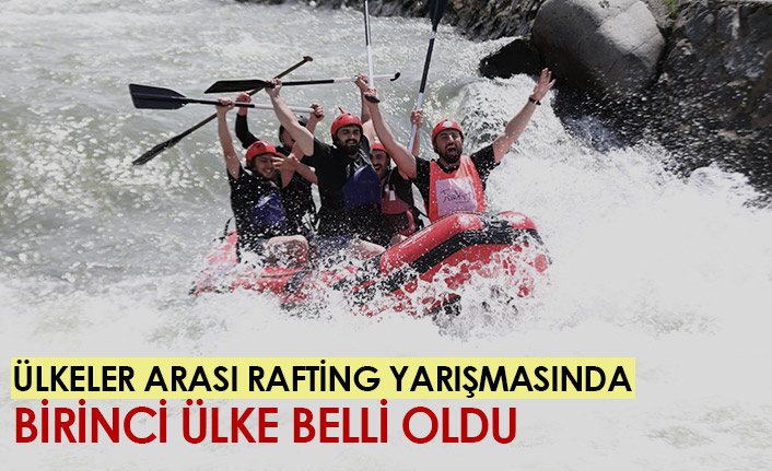 Rize'de ülkeler arası rafting yarışması yapıldı 24 Temmuz 2022