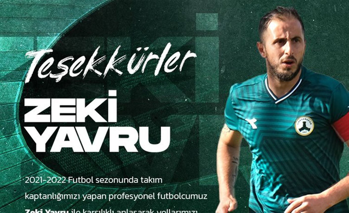 Giresunspor Zeki Yavru ile yollarını ayırdı