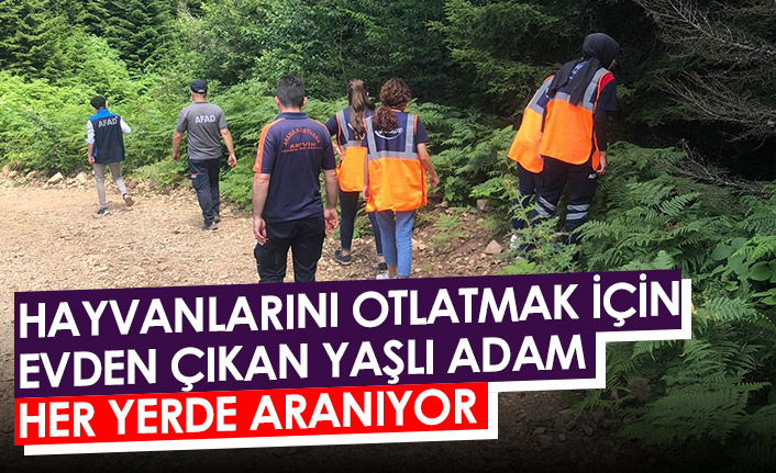 Hayvanları otlatmak için evden çıkan yaşlı adam her yerde aranıyor