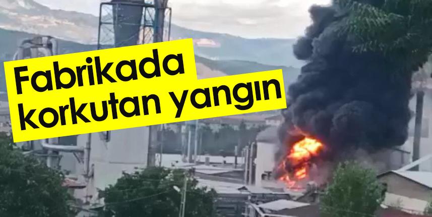 Samsun'da korkutan yangın