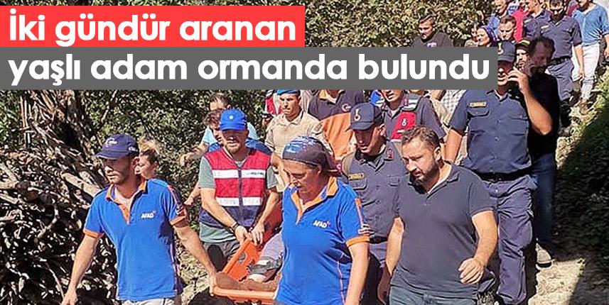 Giresun'da iki gündür aranan yaşlı adam ormanda bulundu