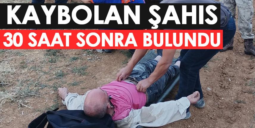 Gümüşhane'de kaybolan şahıs 30 saat sonra bulundu