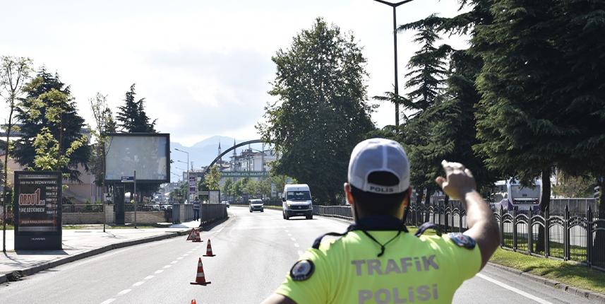 Ordu'da bir haftada 10 binden fazla araç denetlemesi yapıldı!